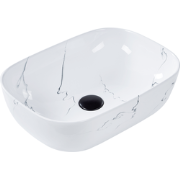 HOPI - Wastafel - Wit - 46 x 33 cm - Keramiek