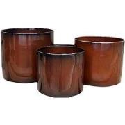 Pot Cylinder Vibrant Bruin M