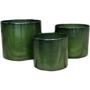Schotel Cylinder Vibrant Geel M 28x3,5cm