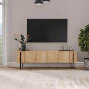 Modern TV Meubel Sapphire eikenlook Melamine 160 cm Herman