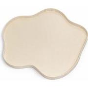 LOFT42 Serva Organisch Metalen Dienblad – Beige – Ø60 cm