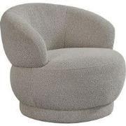 LABEL51 Draaifauteuil Alvito - Mushroom Royal Boucle