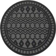 Binnen & Buitenkleed - Vloerkleed Livotta Amy - Antraciet - 80x150 cm