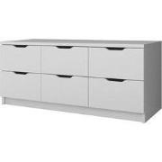 Meubella - Ladekast Kennedy - Wit - 120 cm