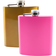 HIXA Heupfles - Goud en Roze - 2 Stuks - Flacon - Veldfles - RVS - Dri...