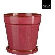 Pot schotel clint d17h16,5 cm roze