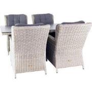 Diningset Santa Rosa Salty Grey