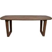 Livingfurn - Eetkamertafel Cortez - Bruin - Mangohout - 200 cm