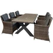 Diningset San Vito Bari Brown