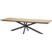 Minerva Tafelframe Antracite Met Tafelblad Robusto Teak 280 x 95 cm