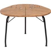 VARENNA - Tuintafel - Lichtbruin - 110 cm - Acaciahout