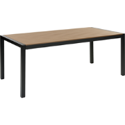 VERNIO  - Tuintafel - Lichtbruin - 90 x 180 cm - Aluminium