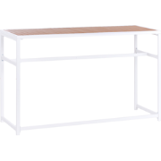 AVETRANA - Tuintafel - Wit - 150 x 50 cm - Staal