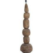 Light&living Vloerlamp Ø30x135 cm MARREE donker bruin