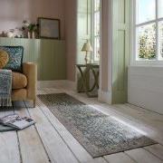 Laagpolig Loper Beau Floral - Groen 60x230cm - 60x230 cm