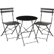 Mica Decorations Laurence Bistroset Metaal - Set van 3 - Tuinstoelen e...