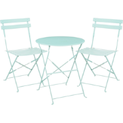 Mica Decorations Laurence Bistroset Metaal - Set van 3 - Tuinstoelen e...