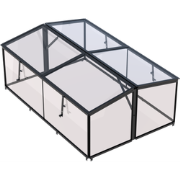 Broeikas Parsley Planter large zwart 4 mm veiligheidsglas