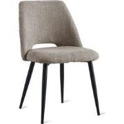 Eetkamerstoel Monta - Taupe - "Taupe" - 81 cm x 52 cm x 59 cm - Materi...