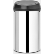 Touch Bin afvalemmer, 60 liter - Brilliant Steel