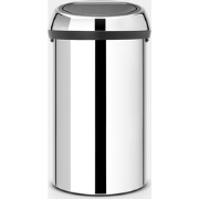 Touch Bin afvalemmer, 60 liter - Brilliant Steel