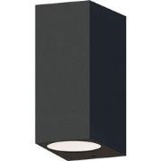 outdoor up and downlight zwart Bergamo