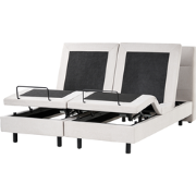 VICEROY - Tweepersoonsbed - Lichtbeige - 160 x 200 cm - Polyester