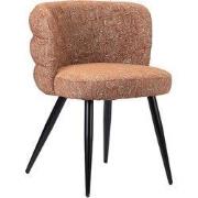 Cloud Chair Safiya Terracotta (Set van 2) - Rood - 58 x  x 63 - Stof