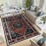 Picasso Paloma Vintage Vloerkleed - Terra / Oranje - Laagpolig- 300x40...