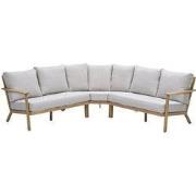 Garden Impressions Ariana loungeset 3-delig - light teak look