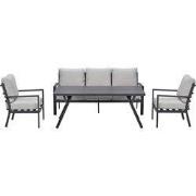 Garden Impressions Senja lounge dining set 4-delig - sandstone