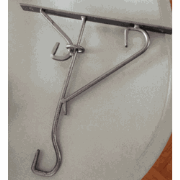 Muurhaak smeedijzer H24,5x25cm