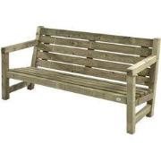 Loungebank driezits 180 cm