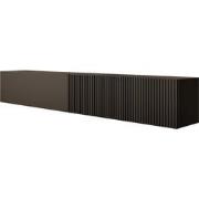 Meubella - TV-Meubel Caius - Zwart - 200 cm