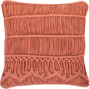 AKKOY  - Sierkussen - Oranje - 45 x 45 cm - Katoen