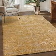Relax Oslo - Laagpolig Effen Vloerkleed - Modern Tapijt - Geel Goud- 8...