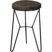 Clayre & Eef Plantentafeltje 22 cm Bruin Hout