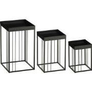 Mica Decorations Beth Bijzettafel – Set van 3 – Bijzettafels Woonkamer...