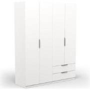 Kast met 4 deuren en 2 laden Ghost - L157,3 cm