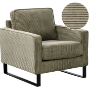 VIND - Fauteuil - Groen - Corduroy