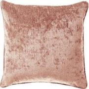 LEWY - kussenhoes 45x45 cm - glansvelours - Old Rose - rose