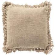JONNA - sierkussen 45x45 cm - gerecycled - katoen - Pumice Stone - bei...