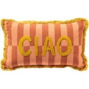 CIAO - kussenhoes 30x50 cm - gestreept - 100% katoen - Melon - roze, o...