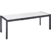 BINASCO - Tuintafel uitschuifbaar - Beige - HPL/Aluminium