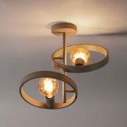 Hoyz Collection - Plafondlamp Hover 2-lichts - Beige