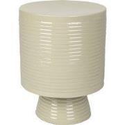 Bijzettafel Rond - IJzer Ivoor - 35x35x46cm - Sven