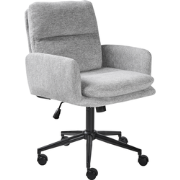 CONSTANTIA - Bureaustoel - Lichtgrijs - Polyester