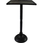 Vierkante Wandtafel/Bijzettafel - Antiek Zwart