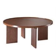 Ronde Salontafel Ø80 cm in walnootdecor NAIA