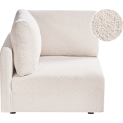 MESNALI - Rechtszijdige hoekmodule - Gebroken wit - Bouclé